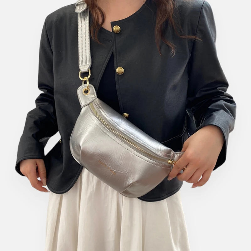 Sac banane métallisé