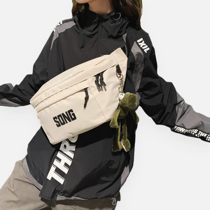 Sac banane XL en tissu tendance Corinne