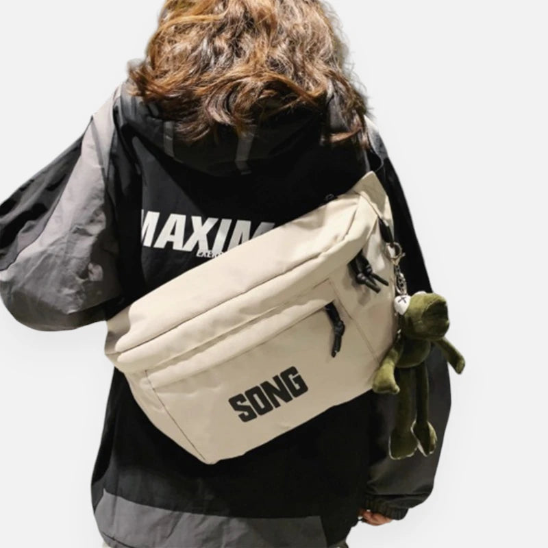 Sac banane XL en tissu tendance Corinne