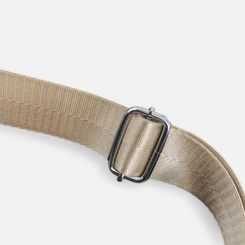 Grand sac banane en tissu tendance Jeanne