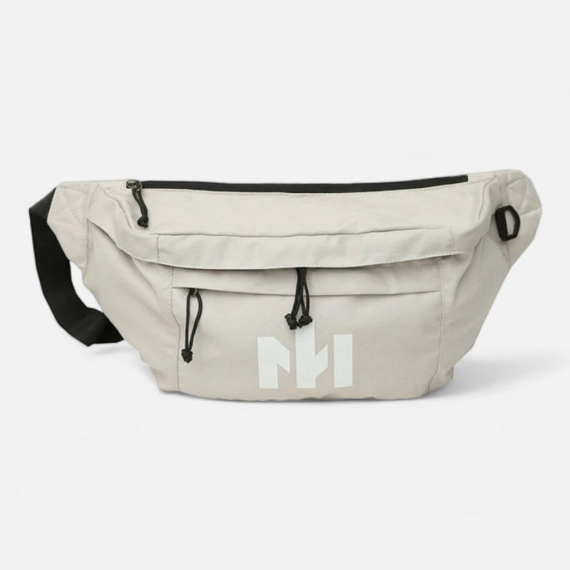 Sac banane XL tendance en tissu Marguerite