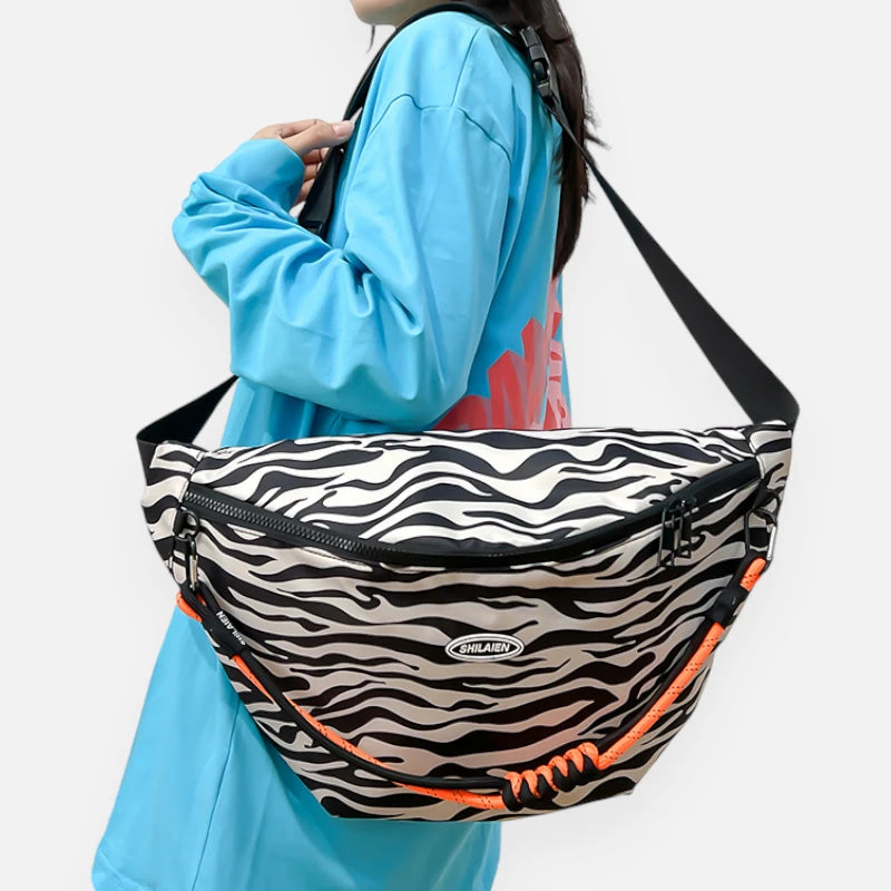 Sac banane XL en tissu tendance Simone