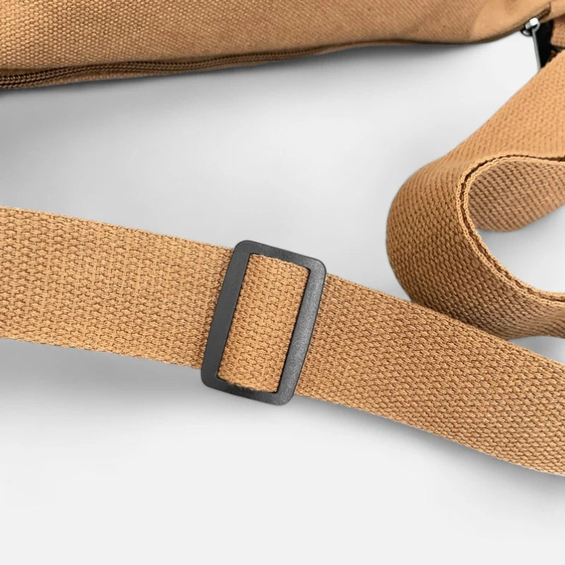 Grand sac banane en tissu tendance Éliane