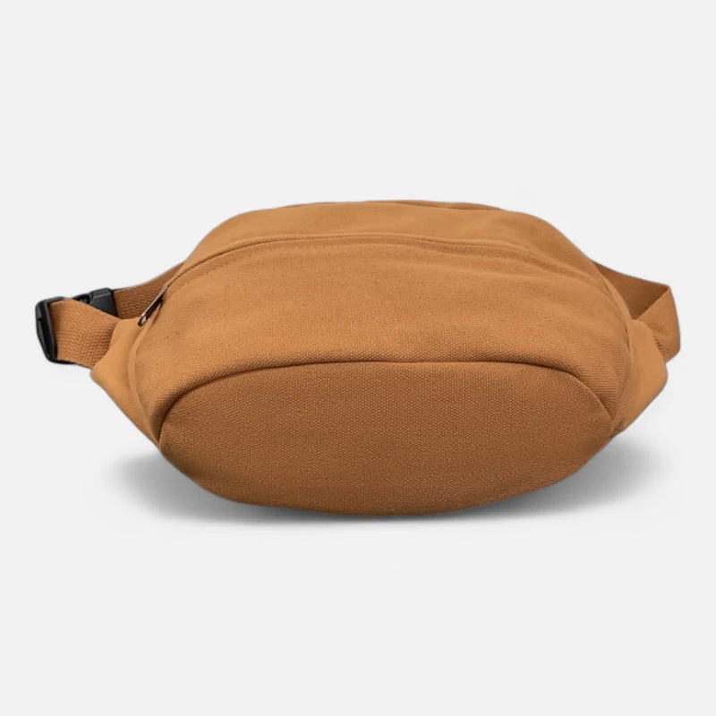 Grand sac banane en tissu tendance Éliane