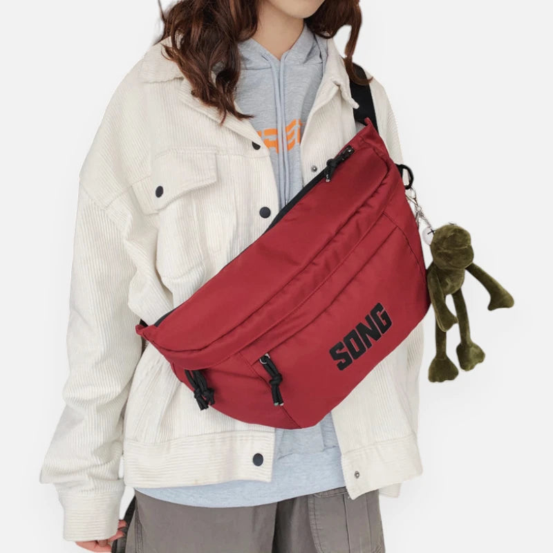 Sac banane XL en tissu tendance Corinne