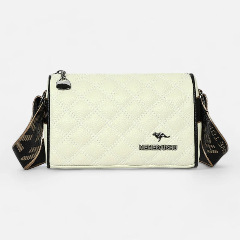 Sac banane cuir chic matelassé rectangulaire Clarice