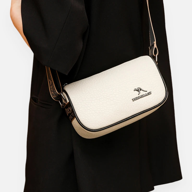 Sac banane cuir chic rectangulaire à bandoulière Coralie