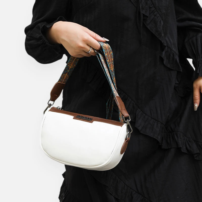 Sac banane cuir chic à bandoulière Helena