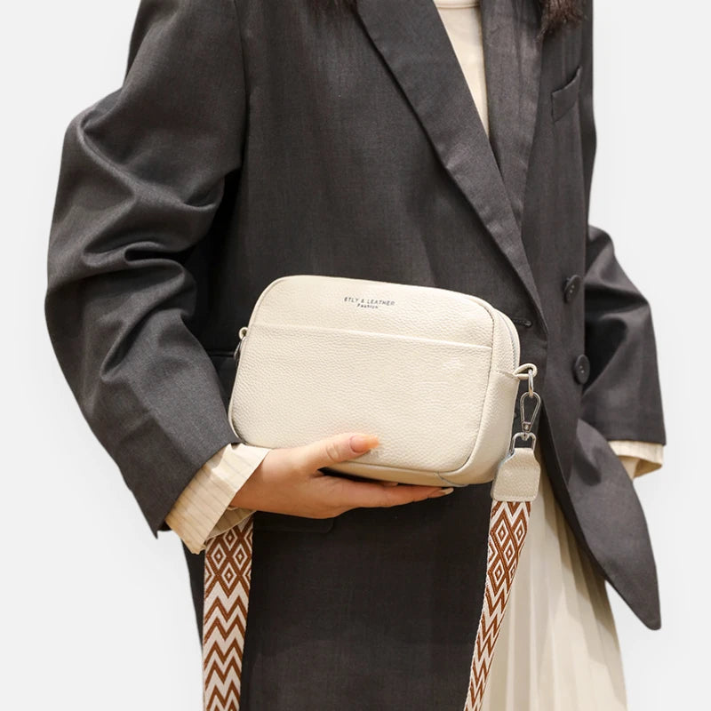 Sac banane cuir chic rectangulaire à bandoulière Josephine
