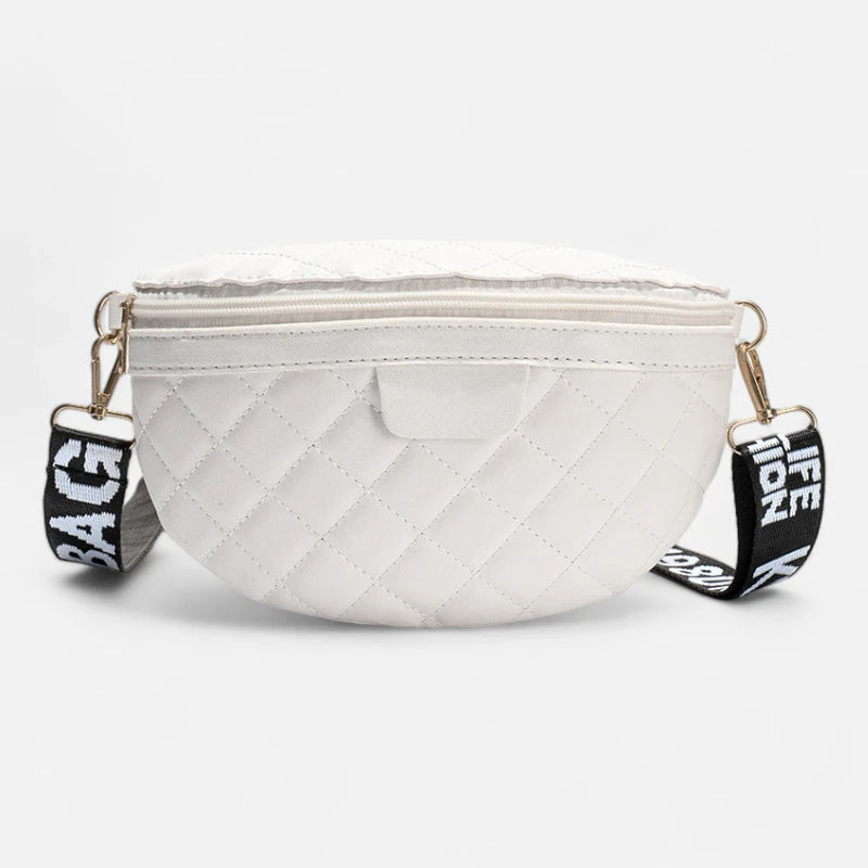 Sac banane cuir matelassé à bandoulière Odette