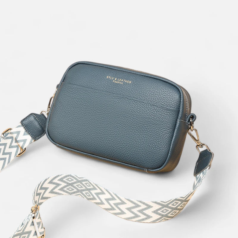 Sac banane cuir chic rectangulaire à bandoulière Josephine