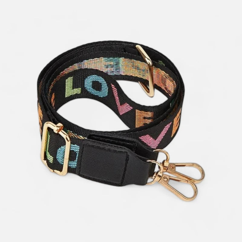 Sac banane cuir à bandoulière avec chaîne doré Colette