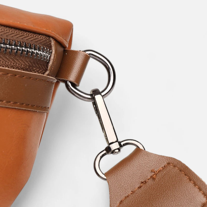 Sac banane cuir chic à bandoulière Geneviève