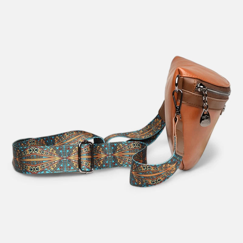 Sac banane cuir chic à bandoulière Geneviève