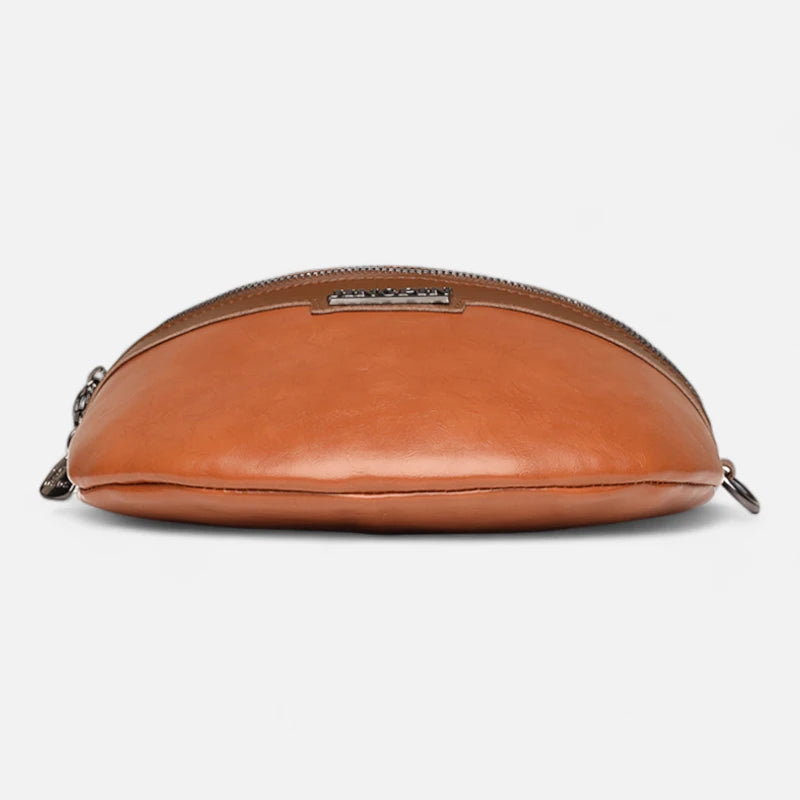 Sac banane cuir chic à bandoulière Geneviève