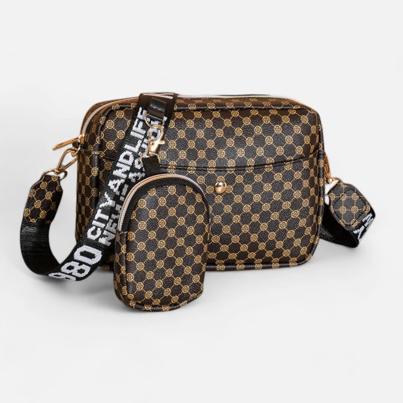 Sac banane en cuir matelassé rectangulaire Giselle