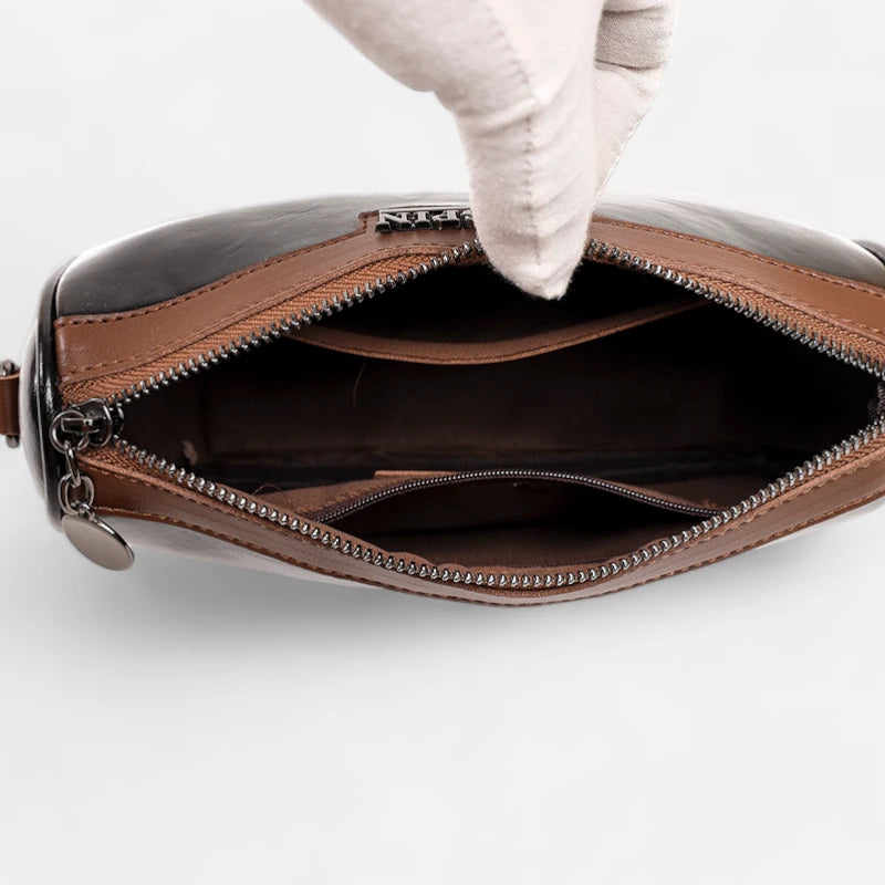 Sac banane cuir chic à bandoulière Helena