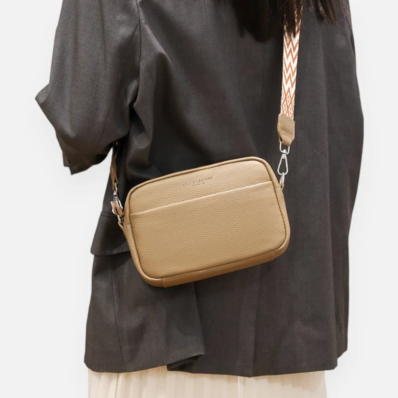 Sac banane cuir chic rectangulaire à bandoulière Josephine