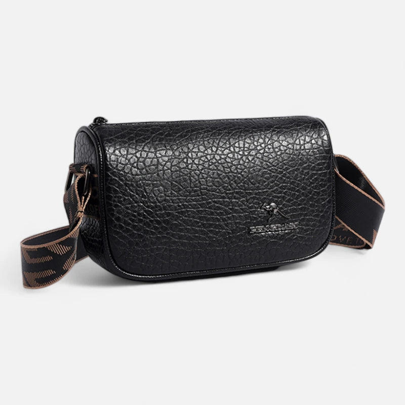 Sac banane cuir chic rectangulaire à bandoulière Coralie