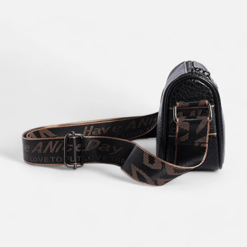 Sac banane cuir chic rectangulaire à bandoulière Coralie