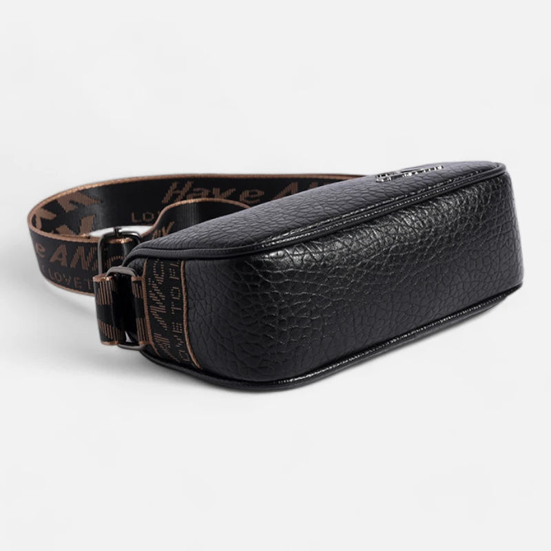 Sac banane cuir chic rectangulaire à bandoulière Coralie