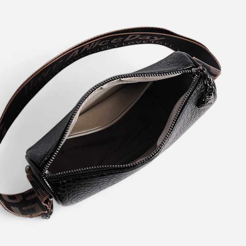 Sac banane cuir chic rectangulaire à bandoulière Coralie