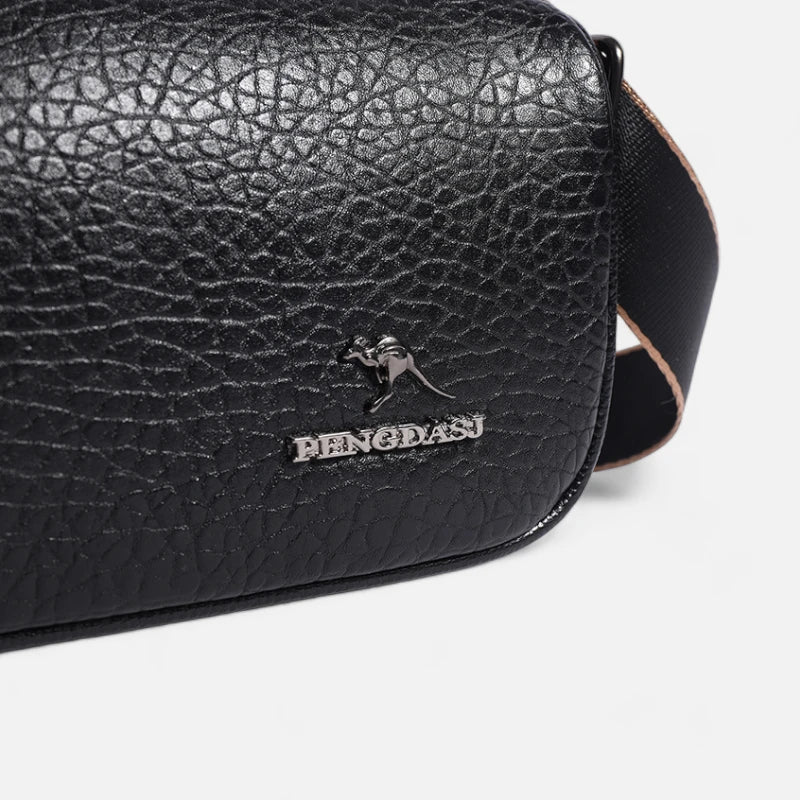 Sac banane cuir chic rectangulaire à bandoulière Coralie