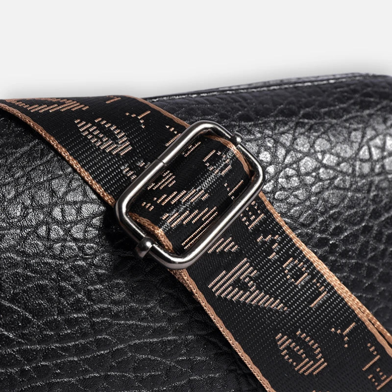 Sac banane cuir chic rectangulaire à bandoulière Coralie