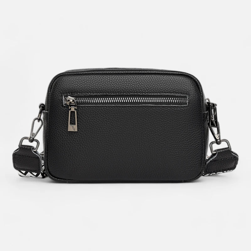 Sac banane cuir chic rectangulaire à bandoulière Delphine