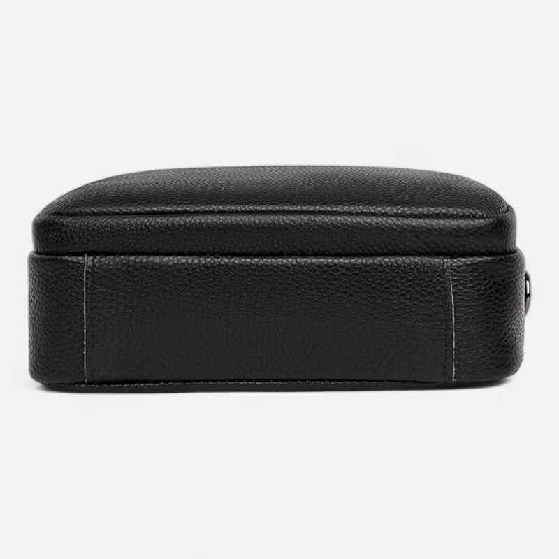 Sac banane cuir chic rectangulaire à bandoulière Delphine