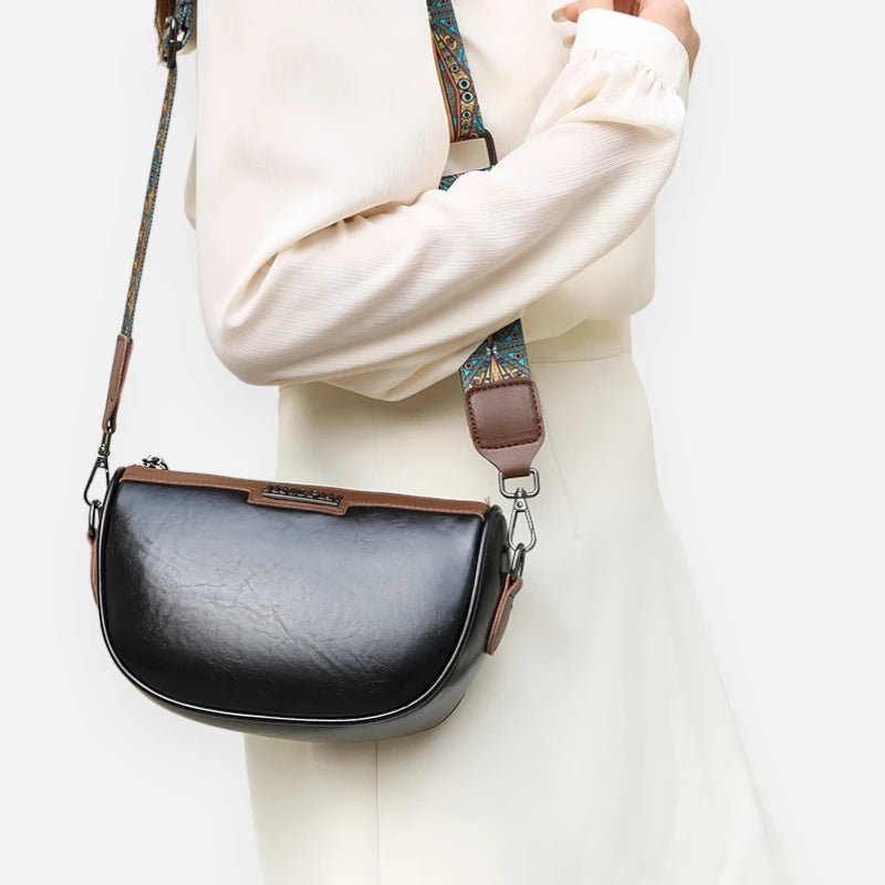 Sac banane cuir chic à bandoulière Helena