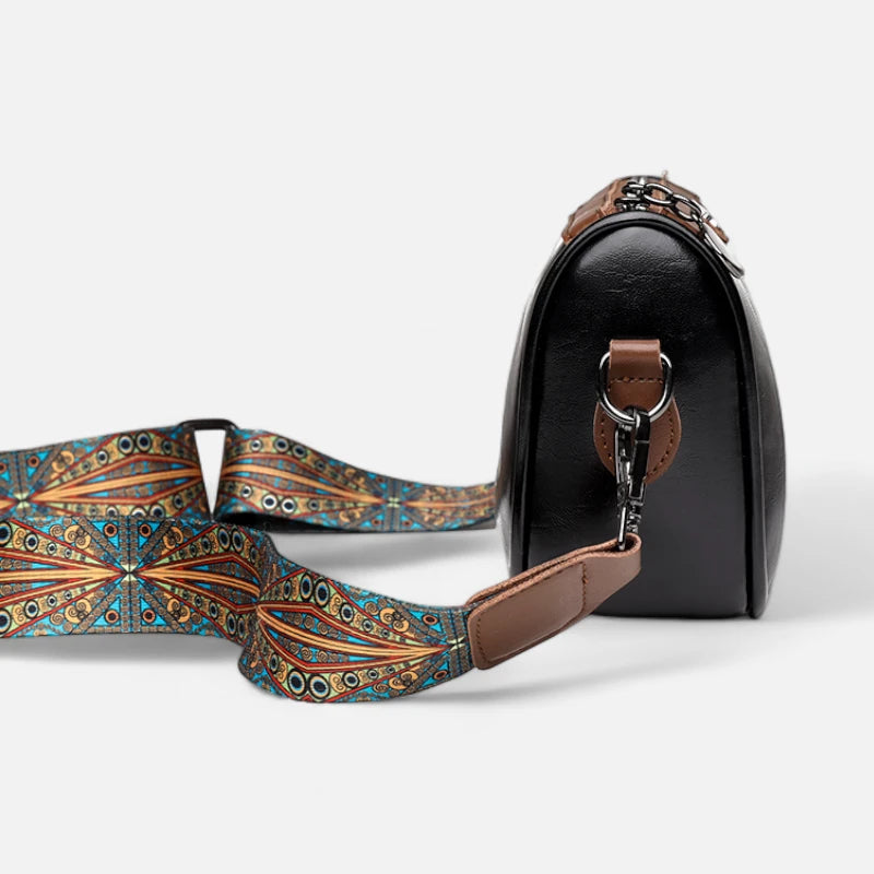 Sac banane cuir chic à bandoulière Helena