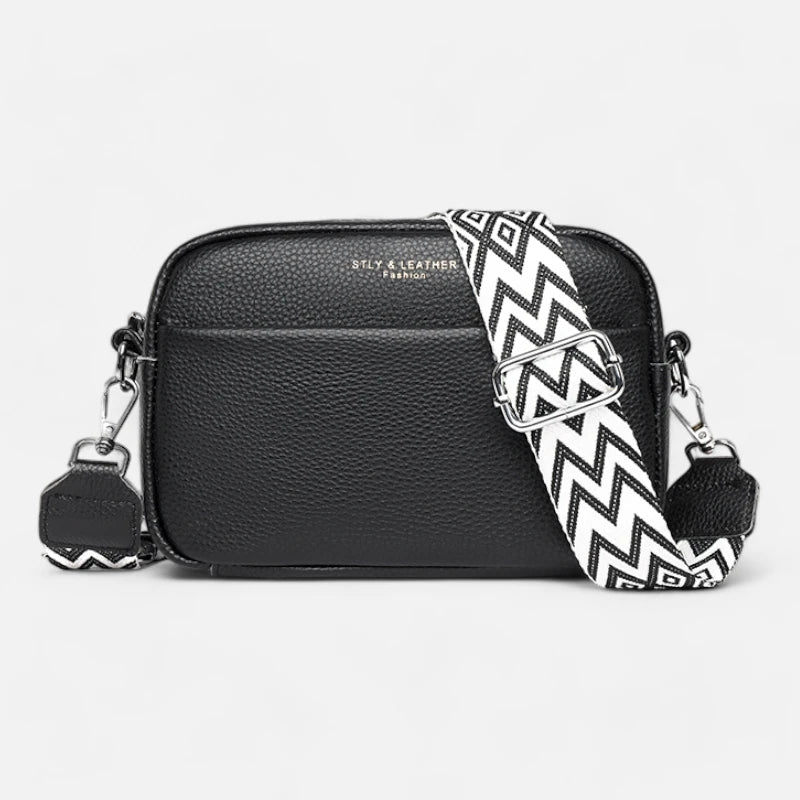 Sac banane cuir chic rectangulaire à bandoulière Josephine