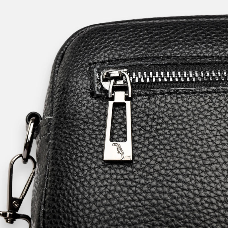 Sac banane cuir chic rectangulaire à bandoulière Josephine
