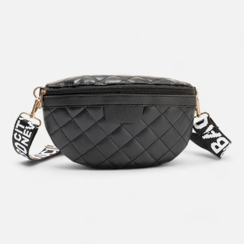 Sac banane cuir matelassé à bandoulière Odette