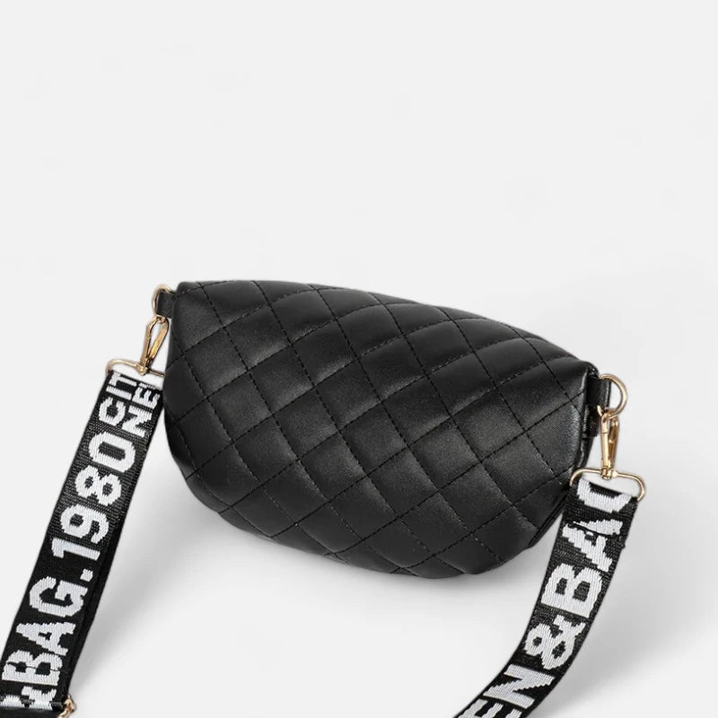 Sac banane cuir matelassé à bandoulière Odette