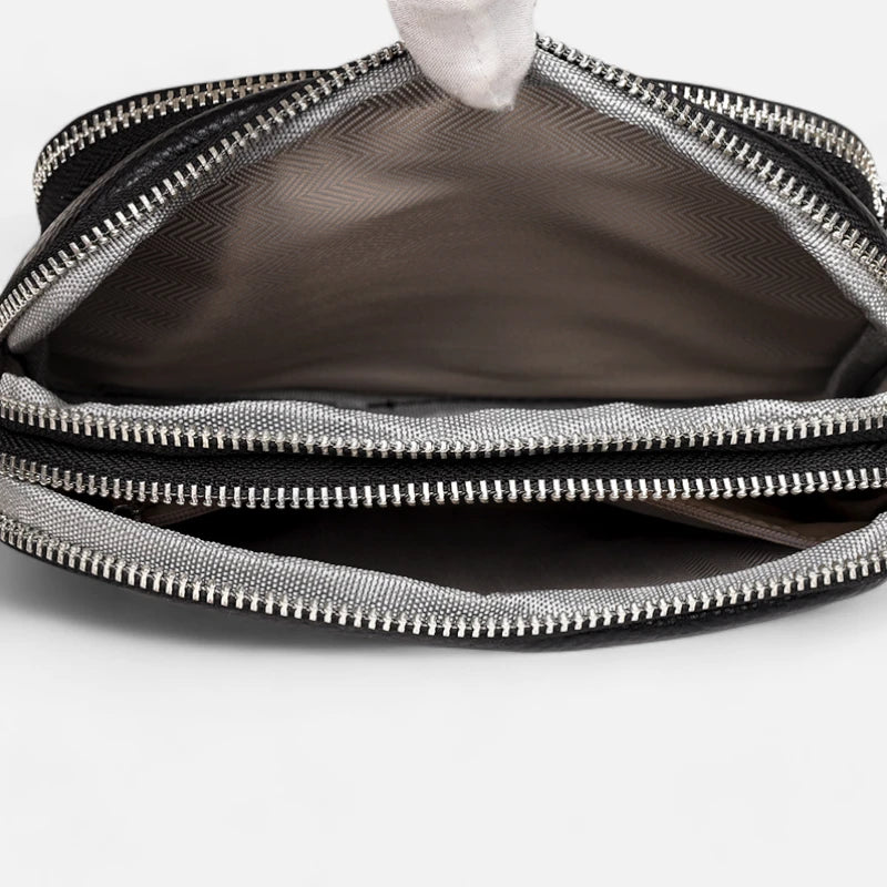 Sac banane cuir rectangulaire à bandoulière Sophie