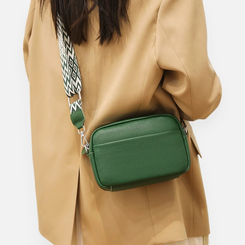 Sac banane cuir chic rectangulaire à bandoulière Josephine