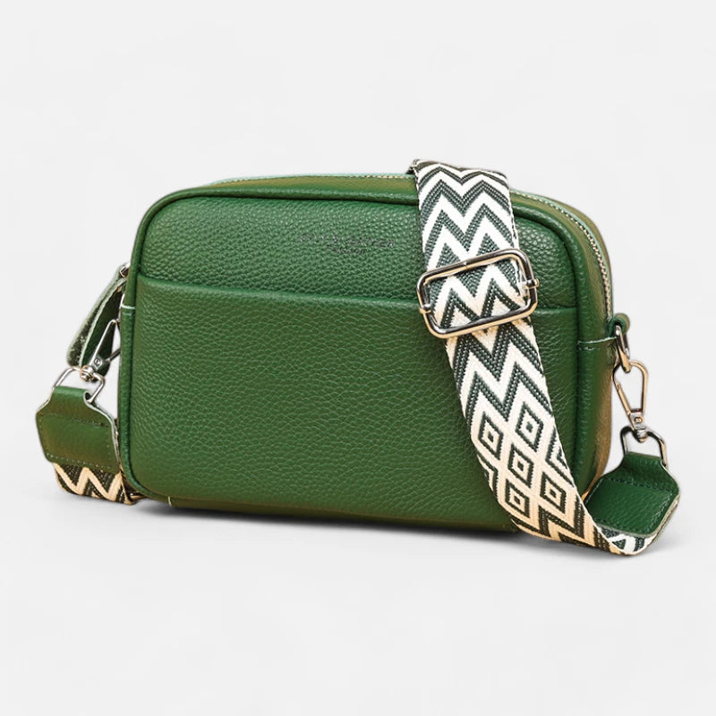 Sac banane cuir chic rectangulaire à bandoulière Josephine