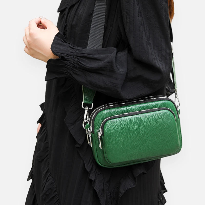 Sac banane cuir rectangulaire à bandoulière Sophie