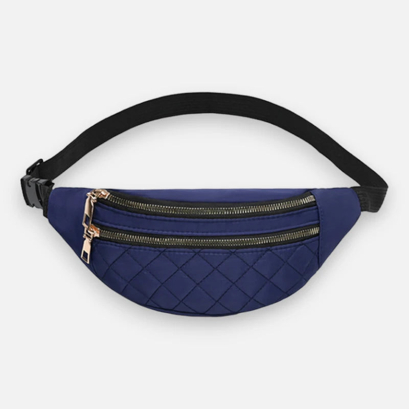 Sac banane cuir chic matelassé Delphine
