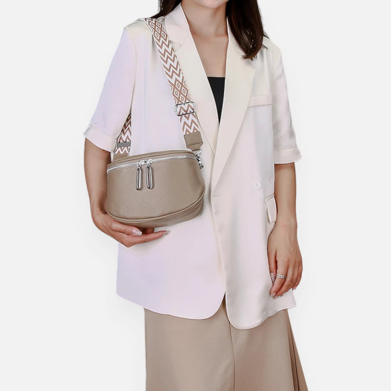 Sac banane cuir chic à bandoulière Juliette