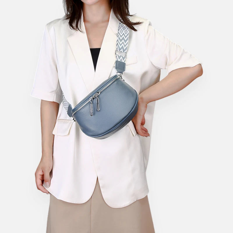 Sac banane cuir chic à bandoulière Juliette