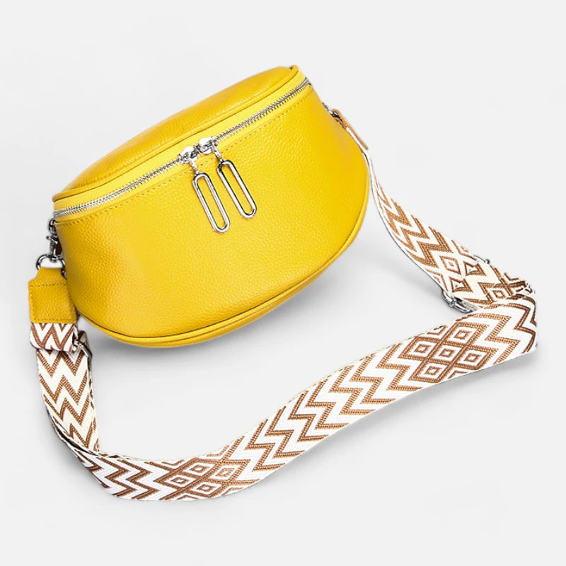 Sac banane cuir chic à bandoulière Juliette