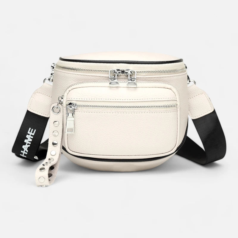 Sac banane cuir chic à bandoulière Léa