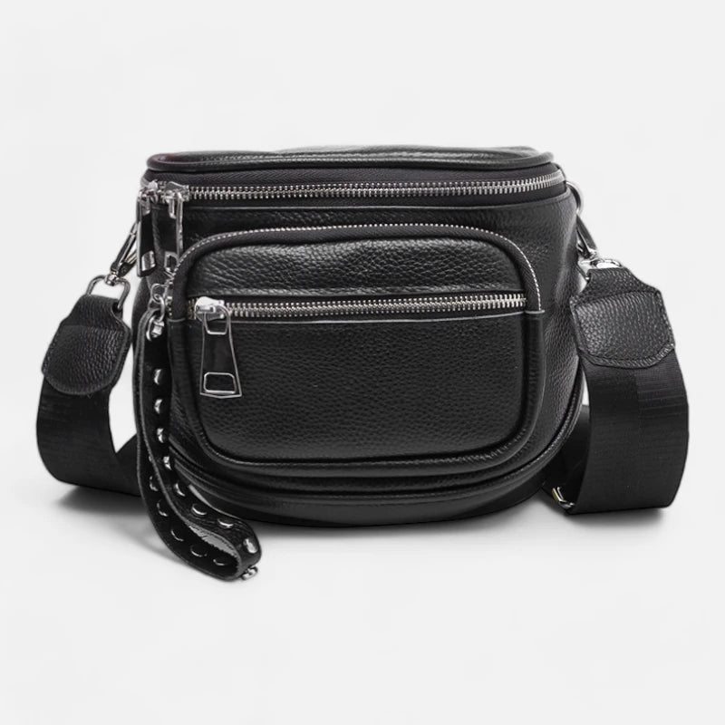 Sac banane cuir chic à bandoulière Léa