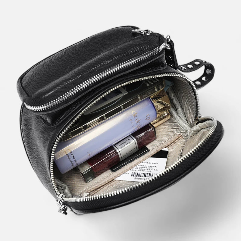 Sac banane cuir chic à bandoulière Léa