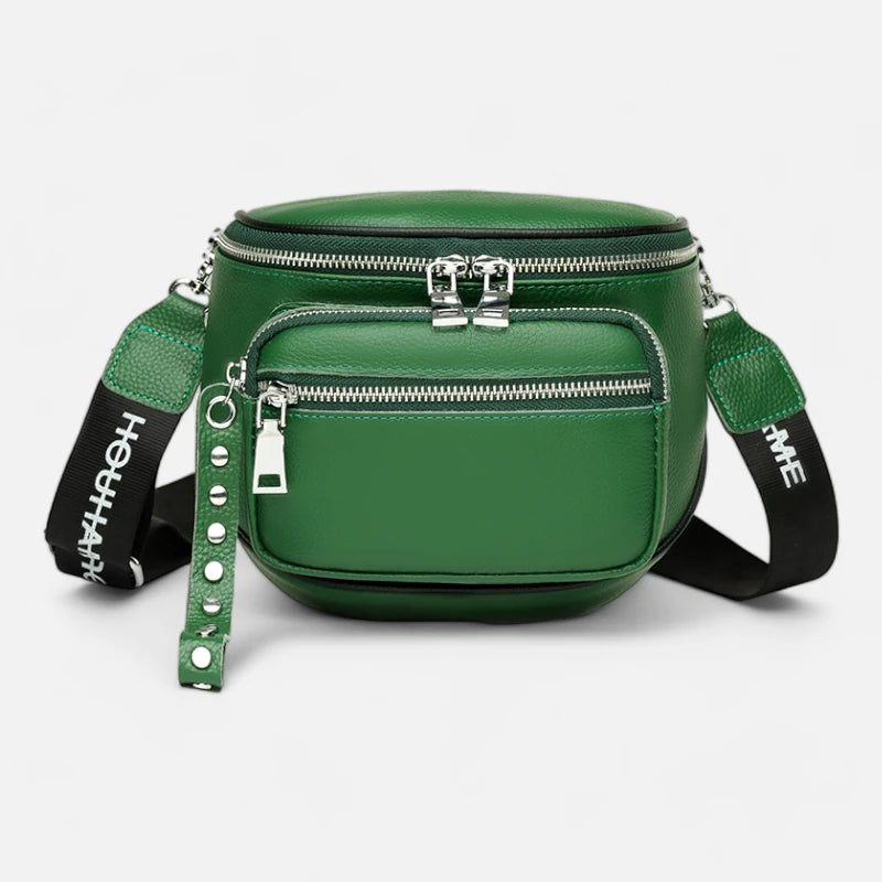 Sac banane cuir chic à bandoulière Léa