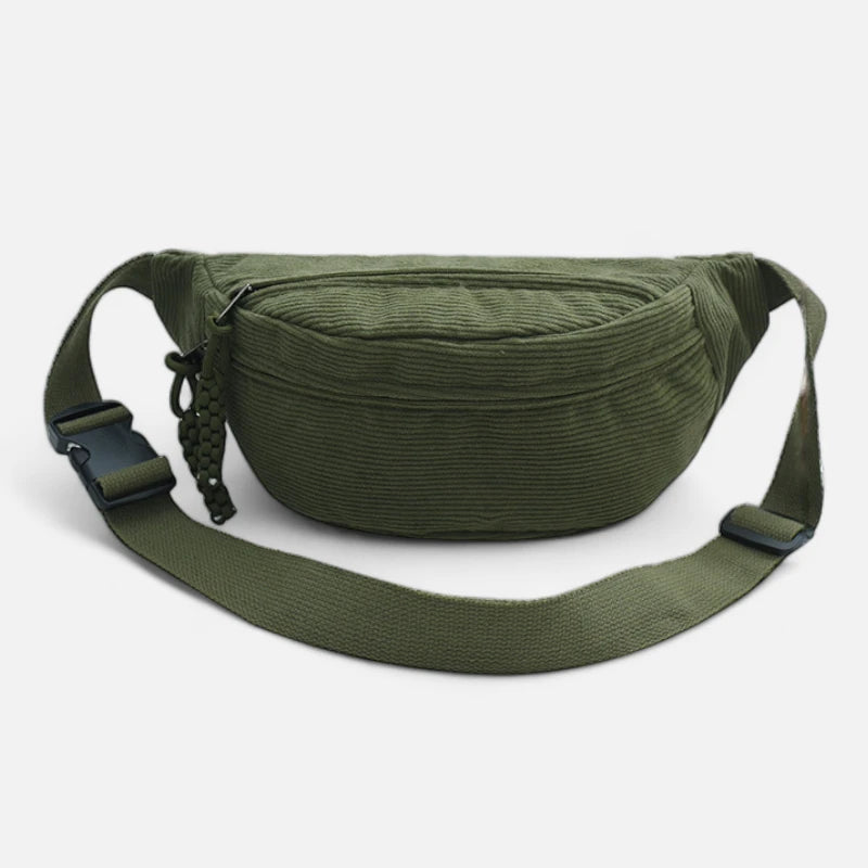 Sac banane velours côtelé tendance Alice