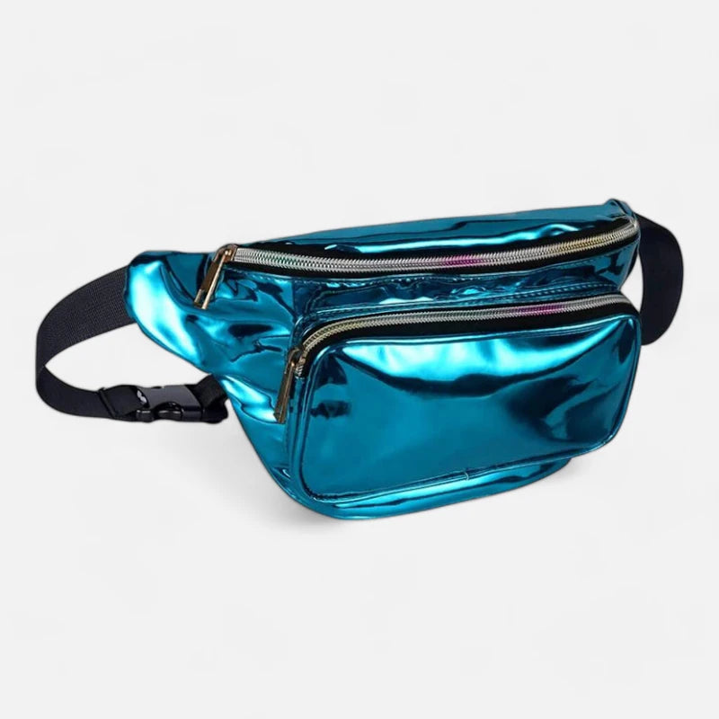 Sac banane holographique brillant tendance Lucette